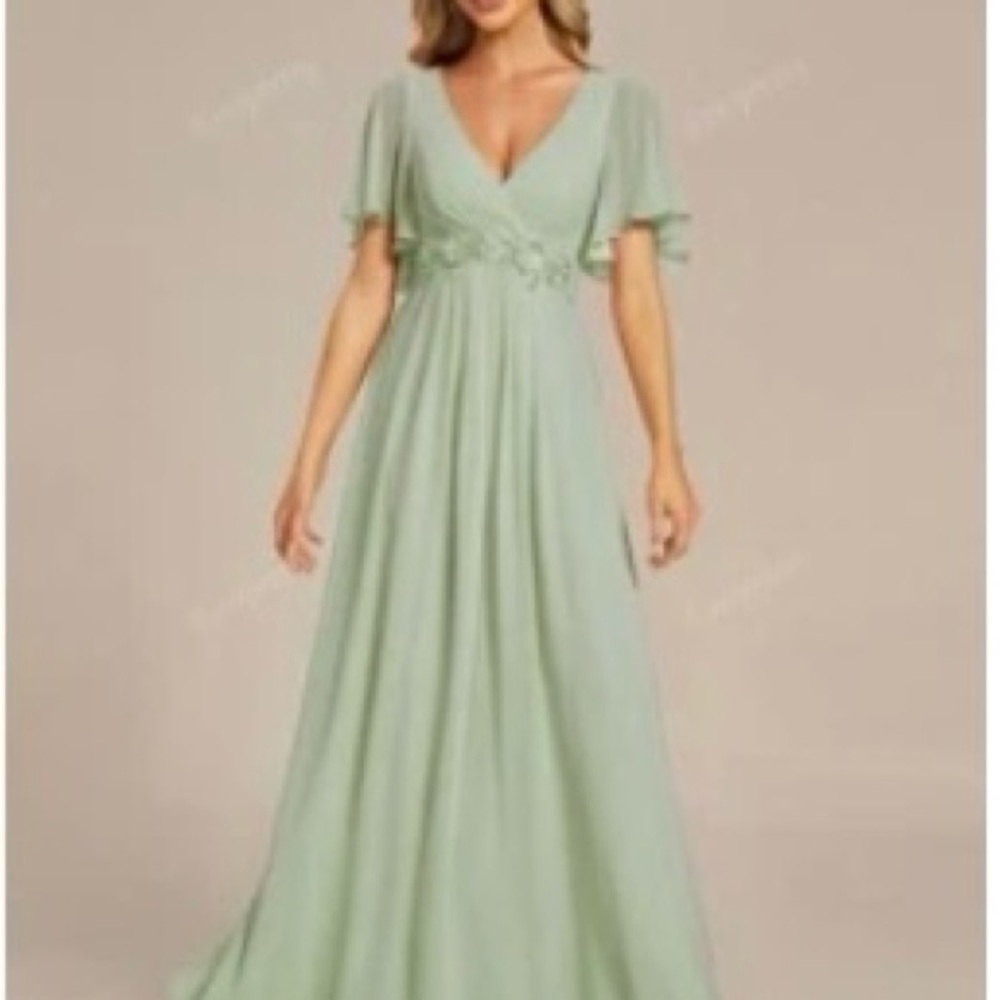 Ever Pretty Light Green Maxi Dress